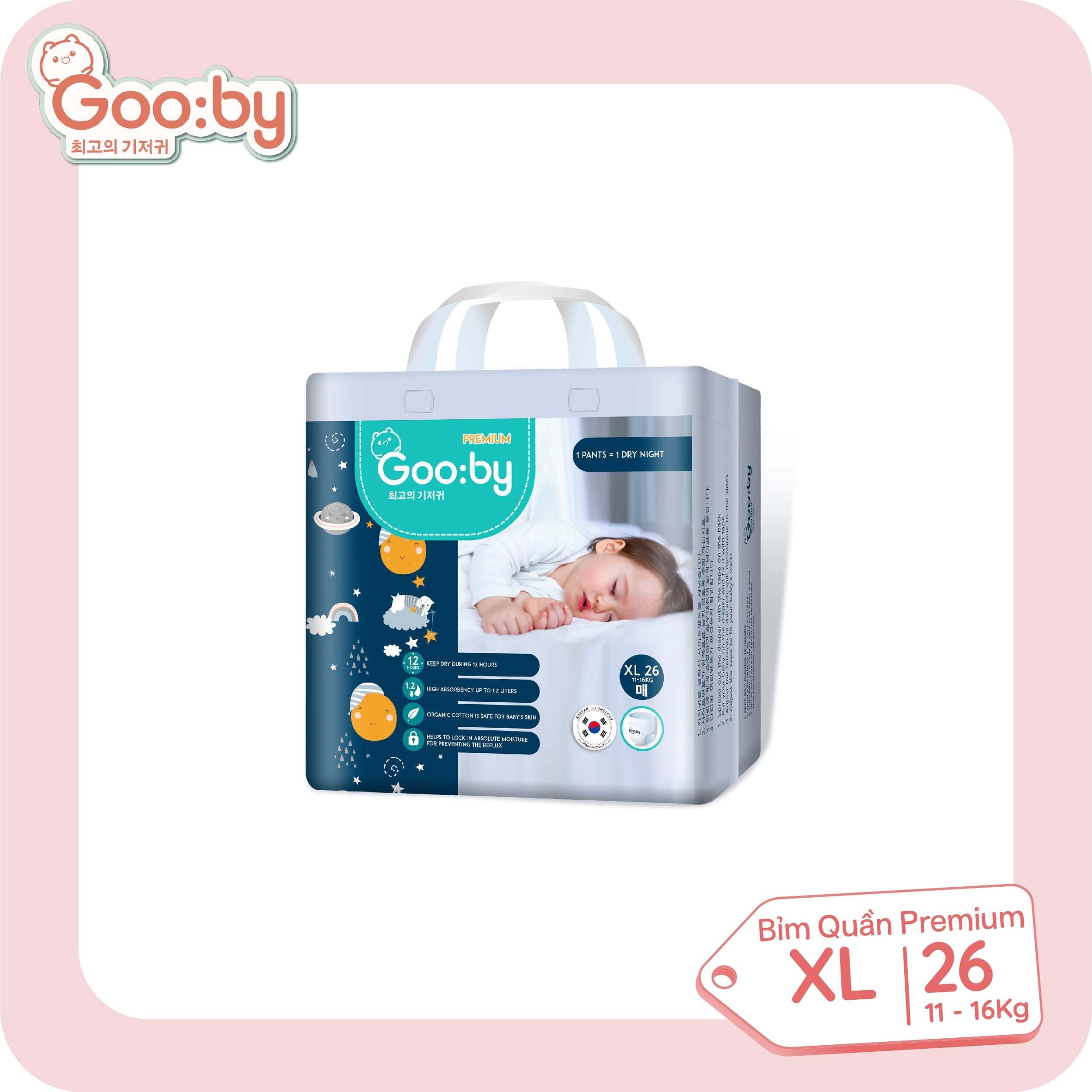 Gooby Ham Bỉm Gooby Premium đêm quần