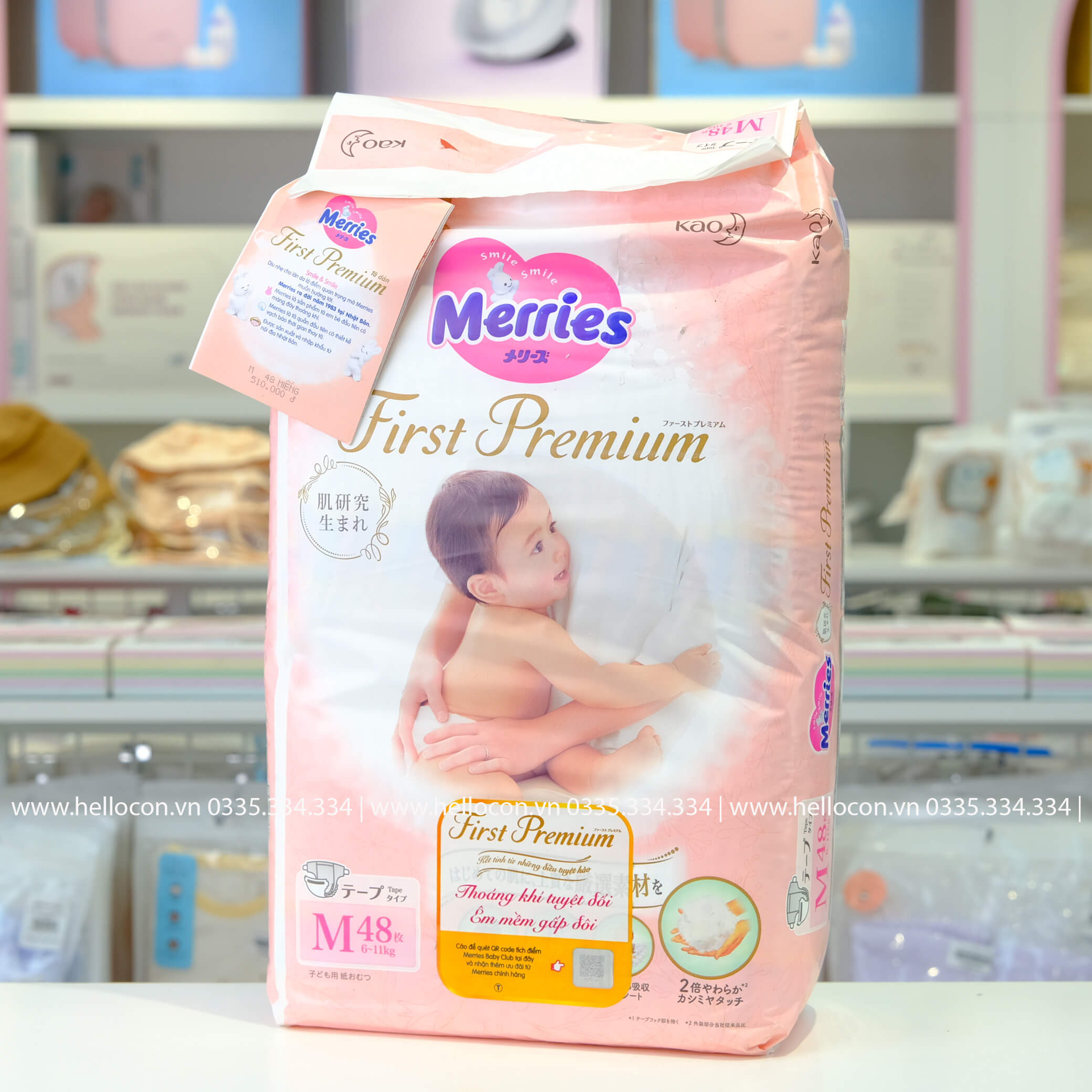 Bỉm Merries First Premium các size, Combo 2, Combo 3 siêu hời