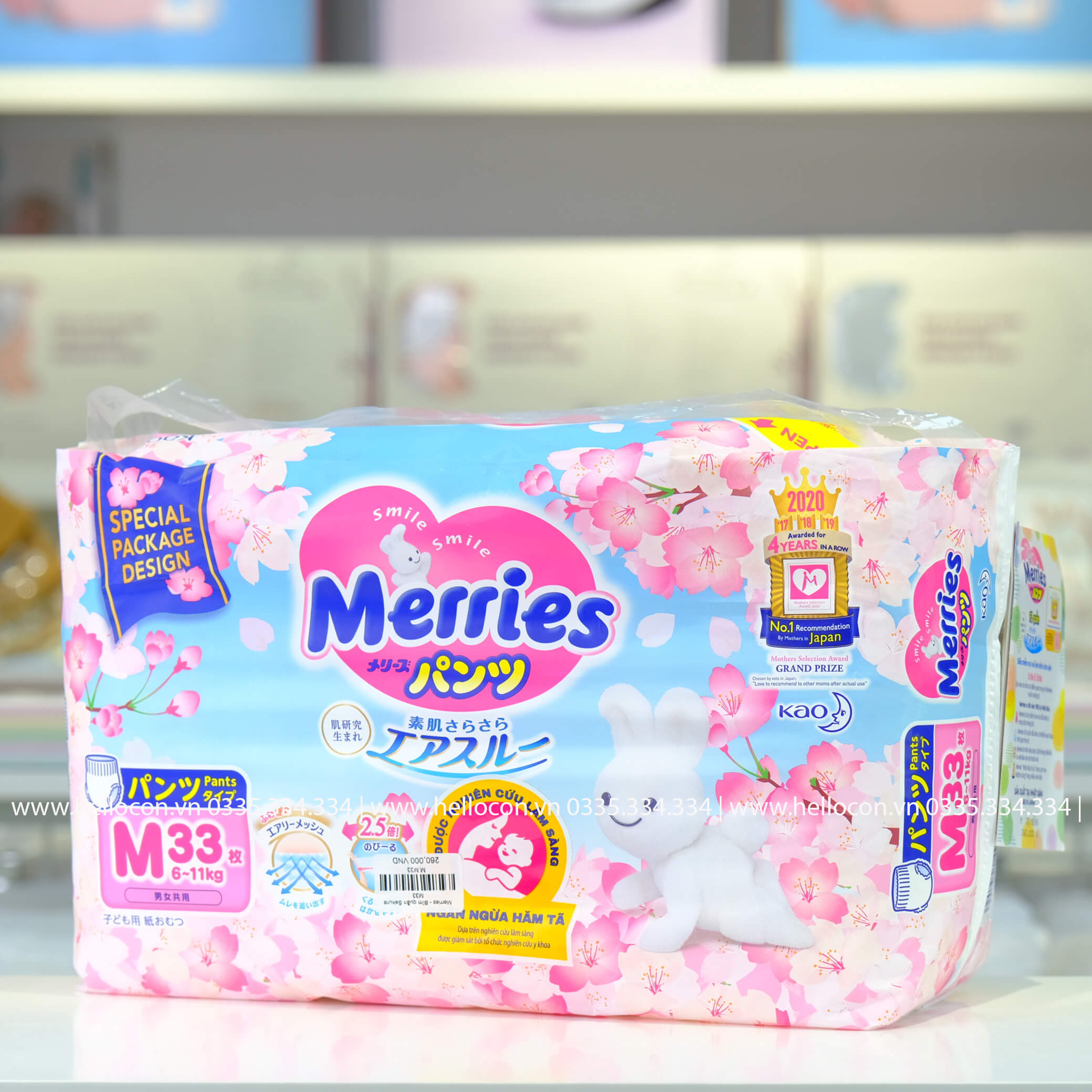 Bỉm Merries Sakura chính hãng các size, Combo 2, Combo 3 siêu hời