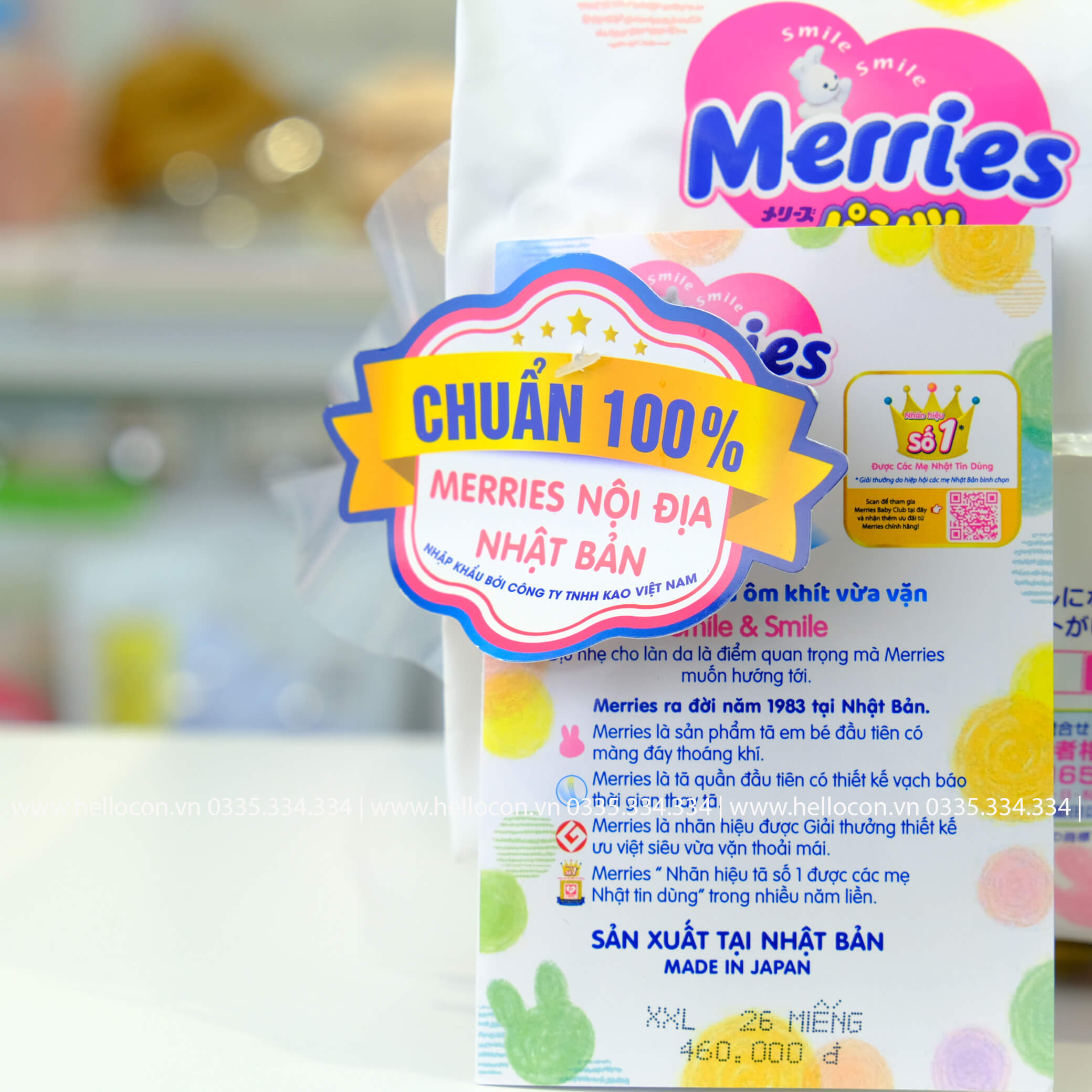 Bỉm quần Merries - Bỉm dán Merries chính hãng, Giá Combo siêu hời