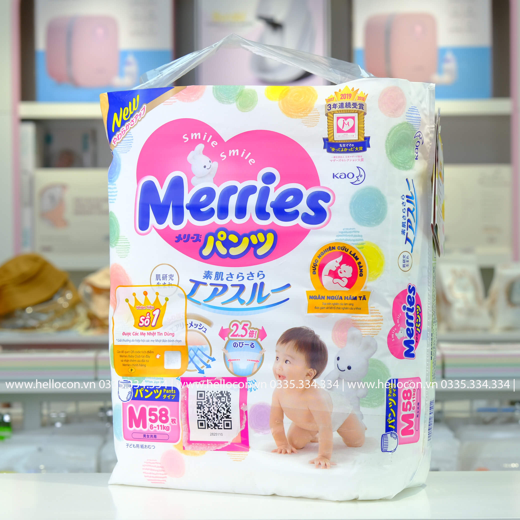 Bỉm Merries Sakura chính hãng các size, Combo 2, Combo 3 siêu hời