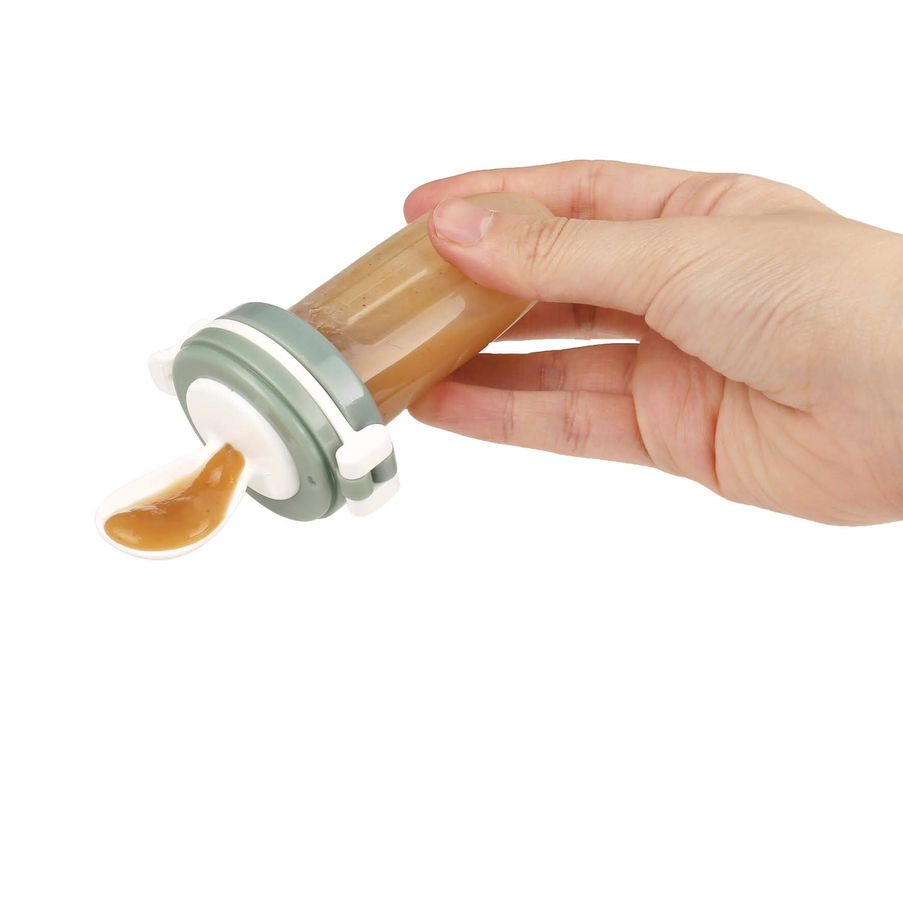 Bình bóp thức ăn chống hóc Kidsme Plus 160408