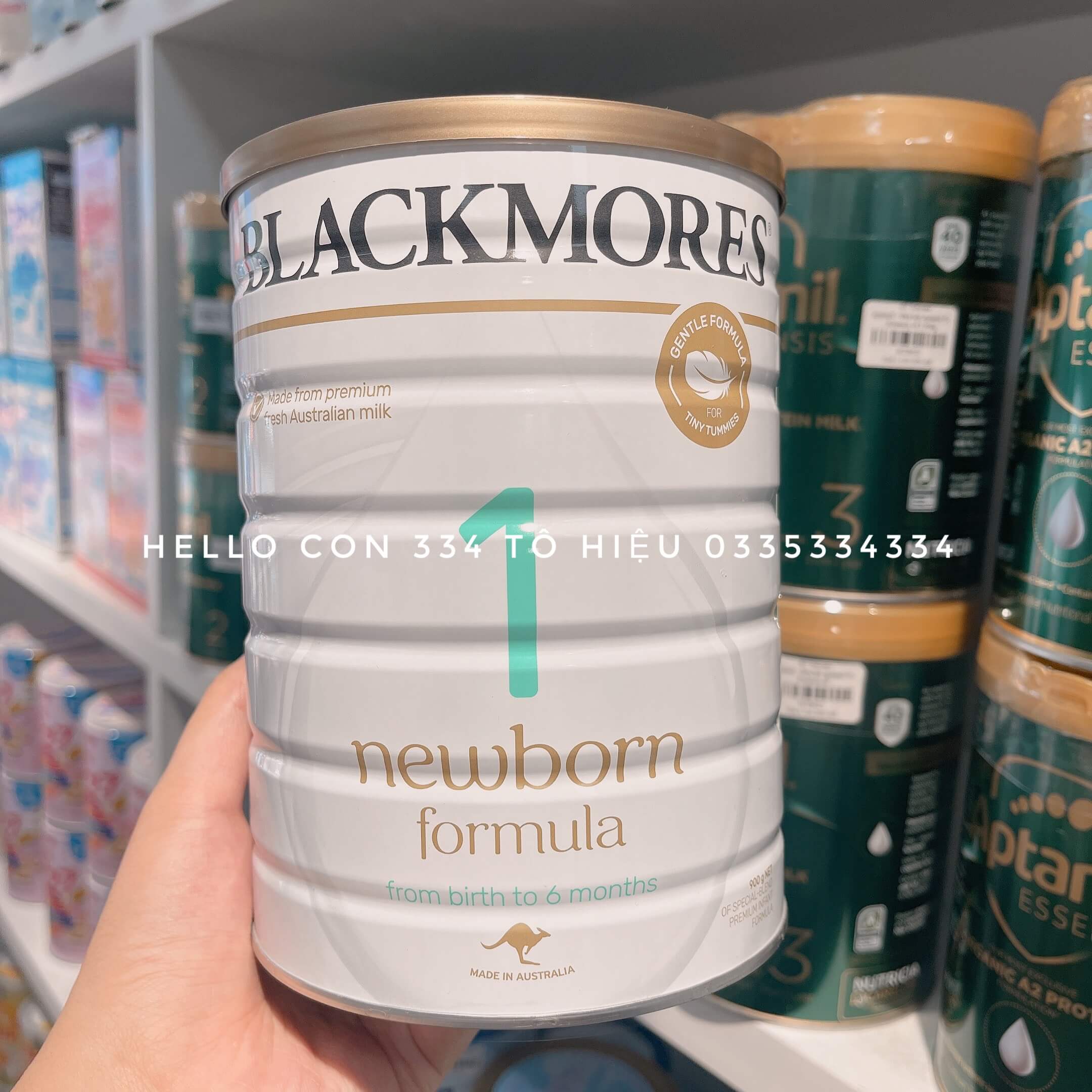 Sữa Blackmores số 1,2,3 Nhập khẩu từ Úc 900g