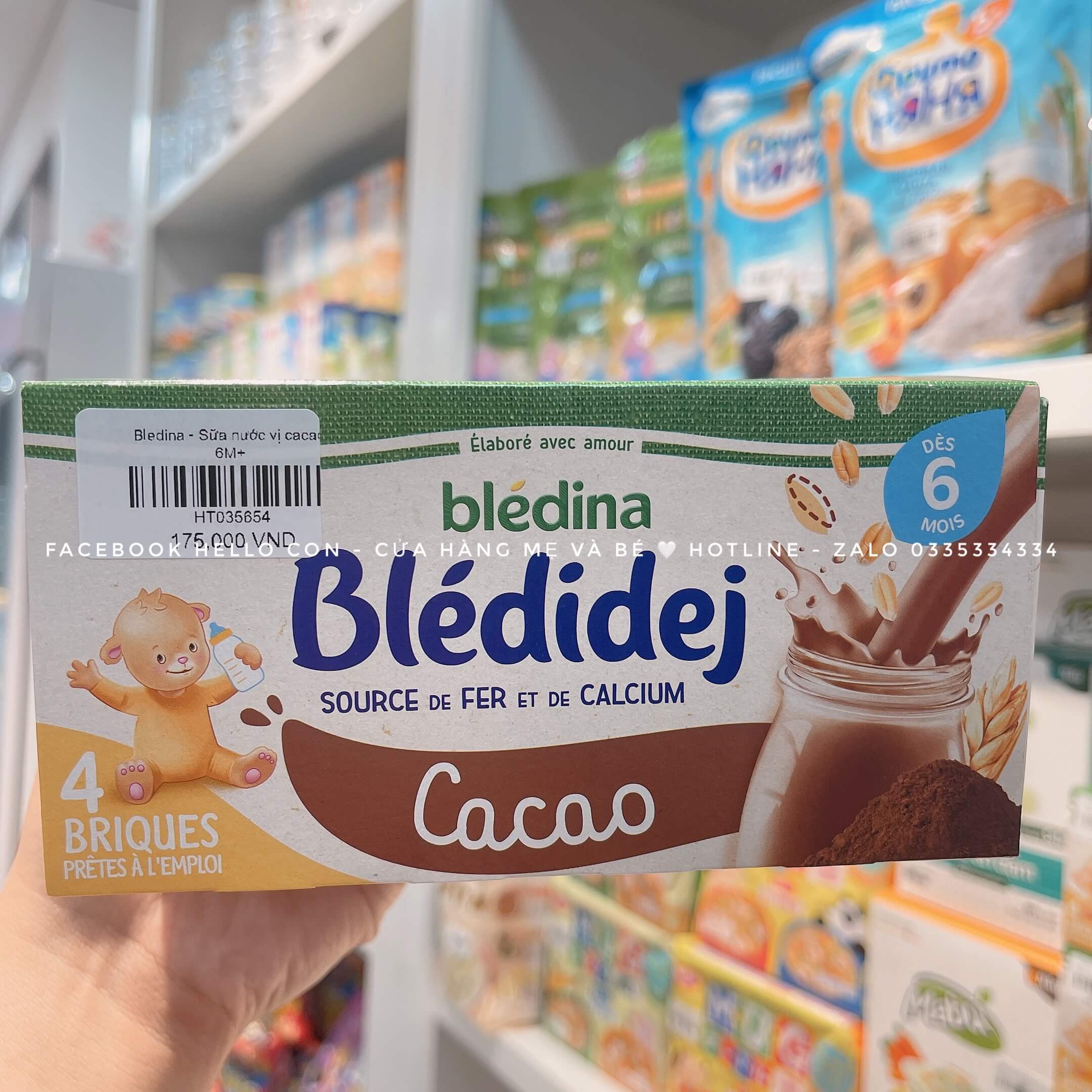 Sữa nước Bledina lốc 4 hộp cho trẻ từ 6 tháng