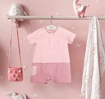 Bộ Nous body cộc tay chất liệu petit màu xanh lơ nhạt