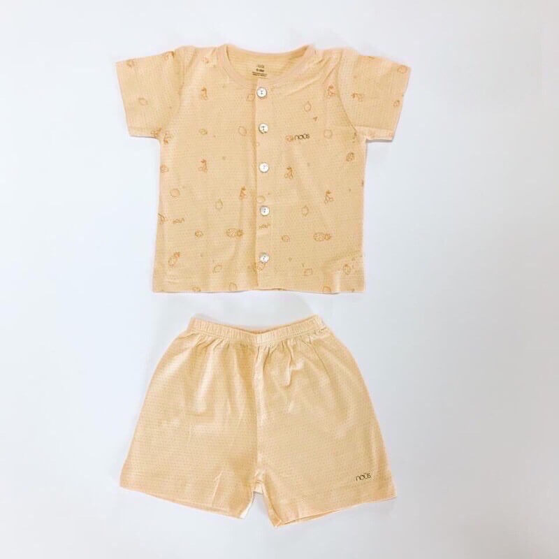 Bộ Nous cài thẳng cộc tay nhiều màu sắc cho bé