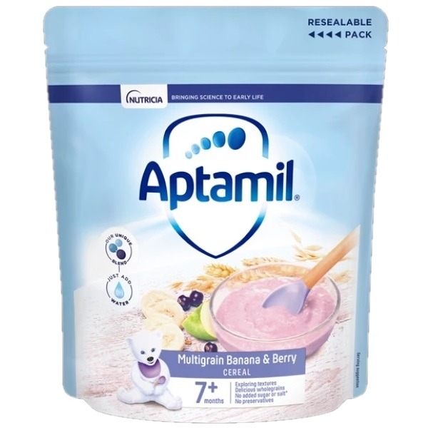 Bột ăn dặm Aptamil dành cho trẻ từ 4 tháng tuổi (Vị Gạo, Vị Ngô, Vị Ngô Chuối)