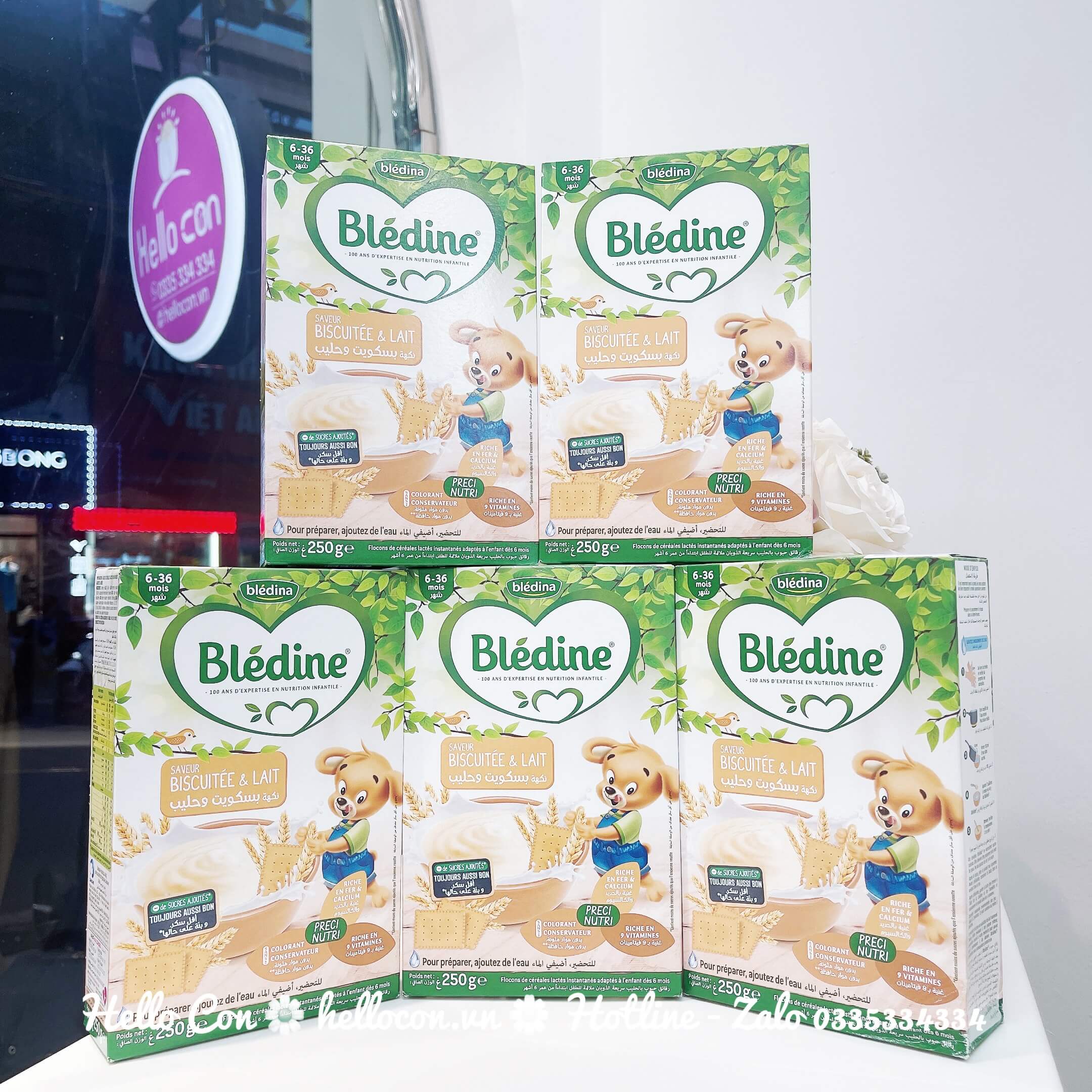 Bột ăn dặm Bledina Pháp 6-36M