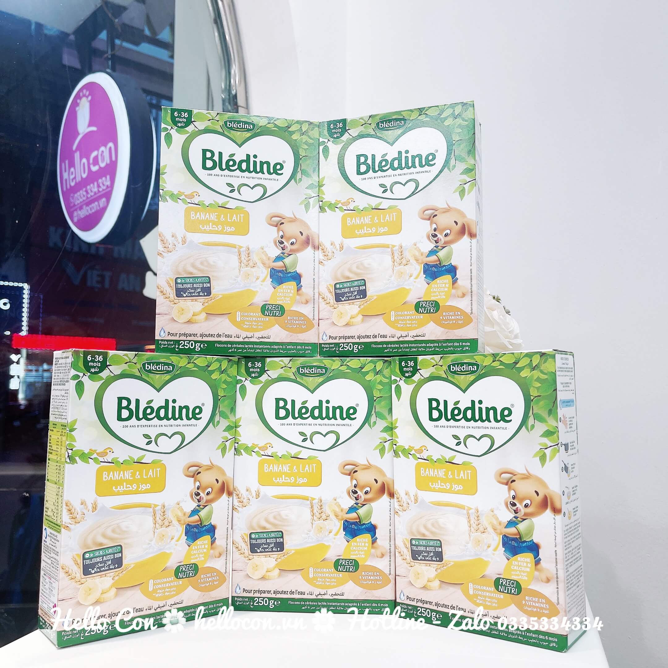 Bột ăn dặm Bledina Pháp 6-36M