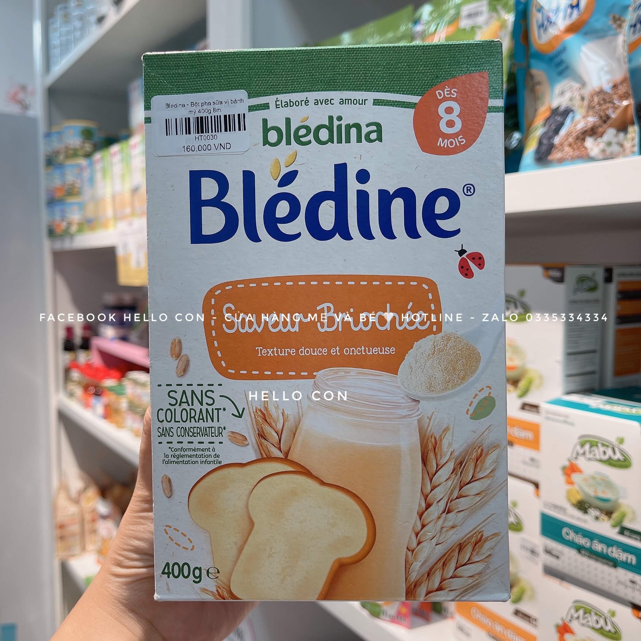 Bột lắc sữa Bledina 400g
