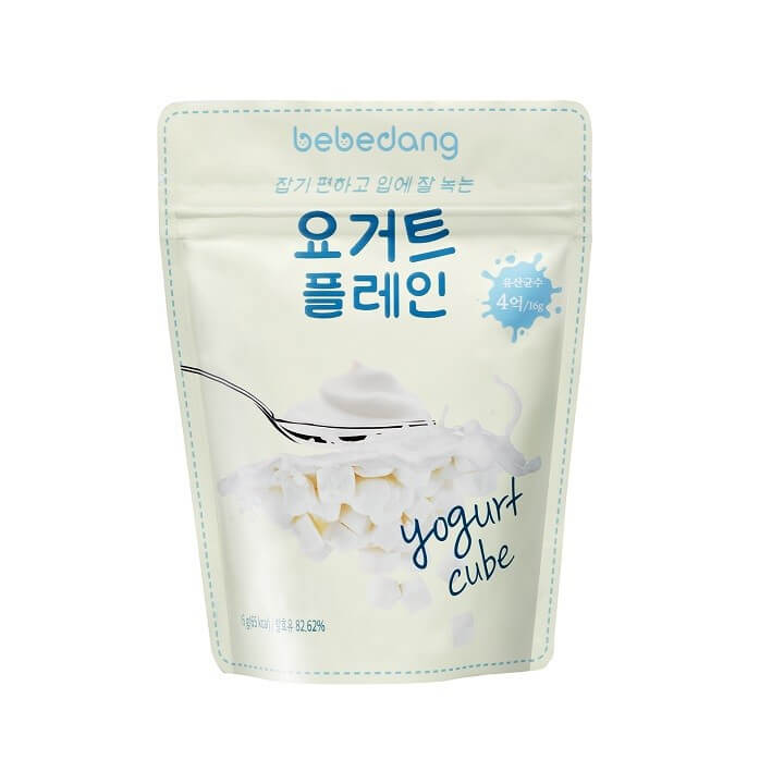 Sữa chua khô Bebedang cho bé 7 tháng (vị chuối, vị dâu, vị sữa chua)