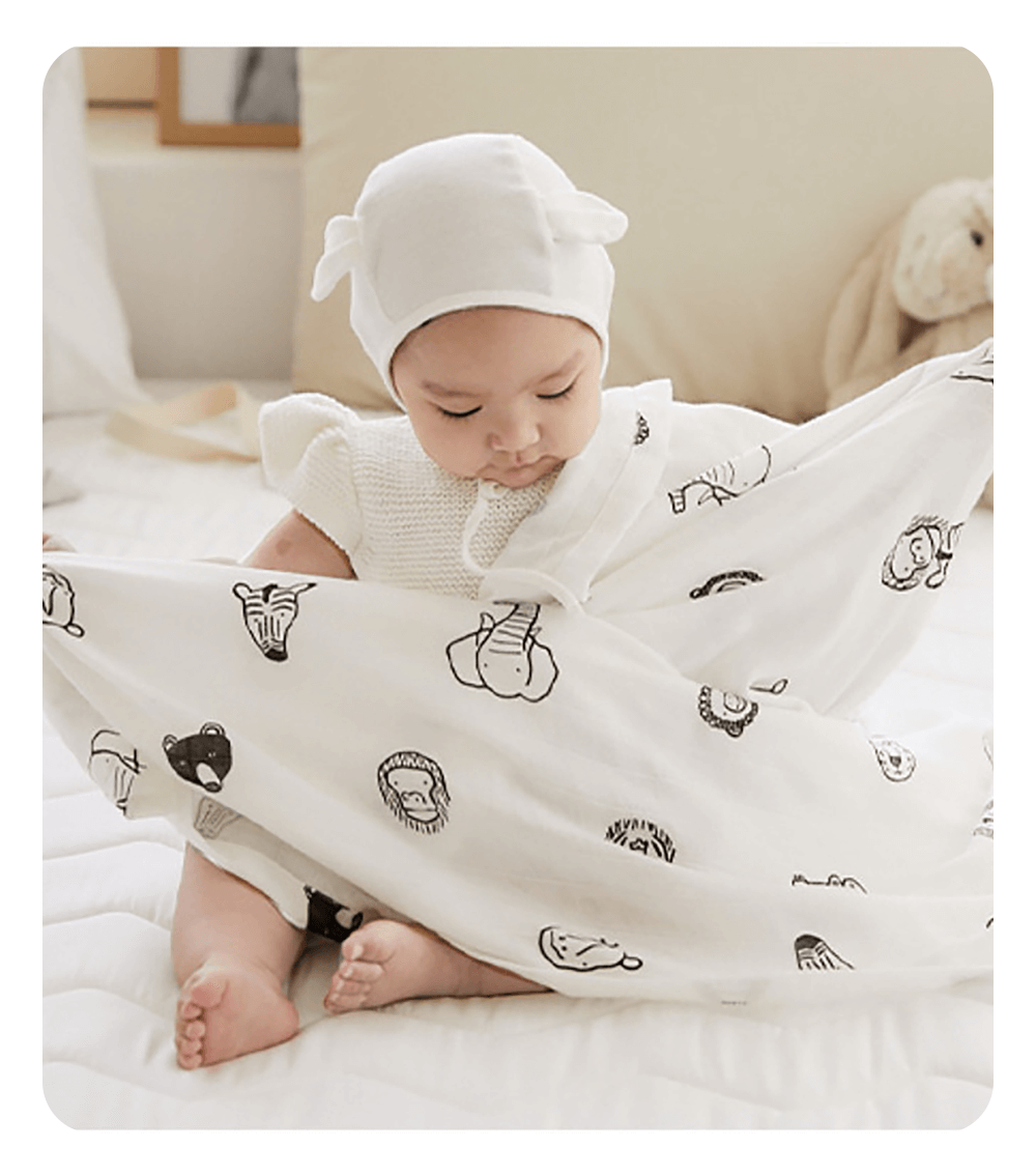 Chăn sợi tre cho bé Dono&Dono KT (106x106)