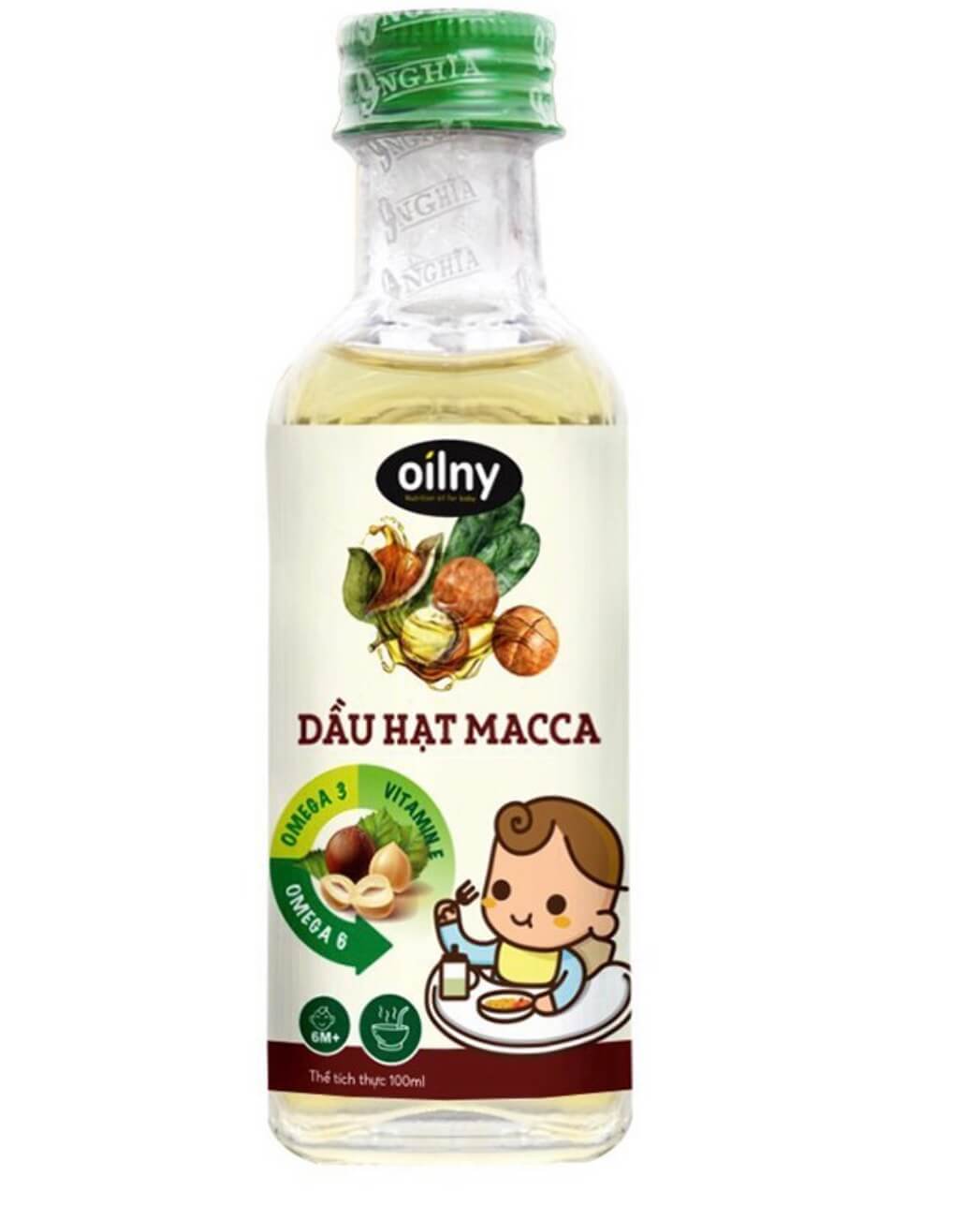 Dầu hạt Macca Oilny 9 Nghĩa cho trẻ từ 6 tháng