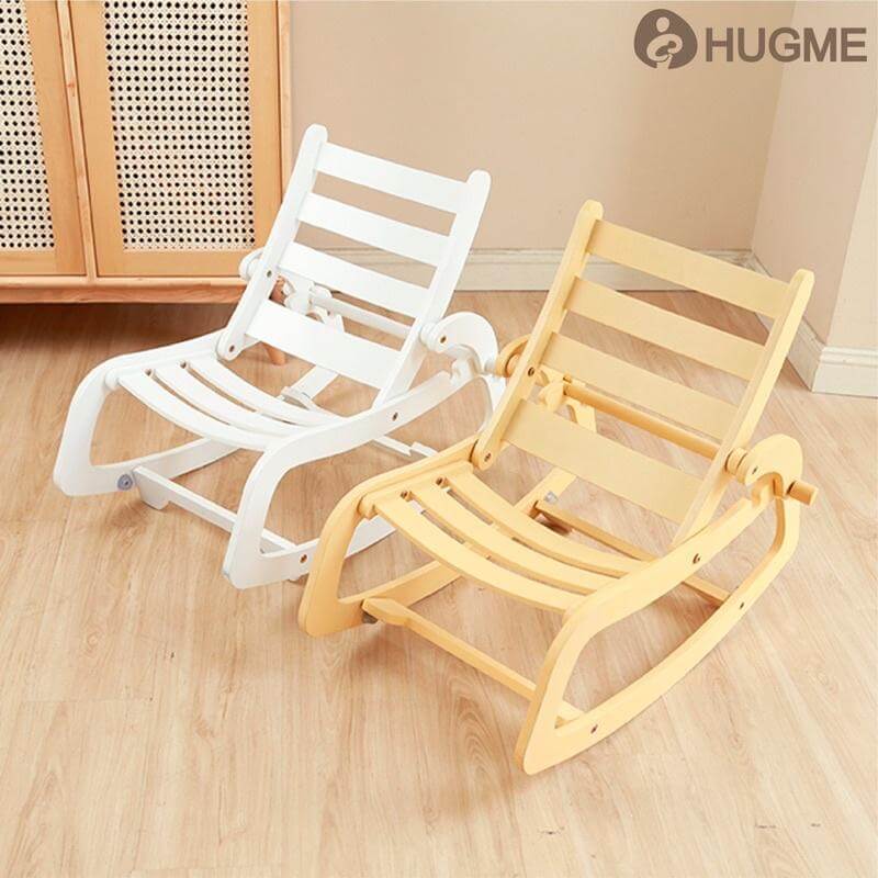 Ghế gỗ bập bênh cho bé ROCKING CHAIR HUGME