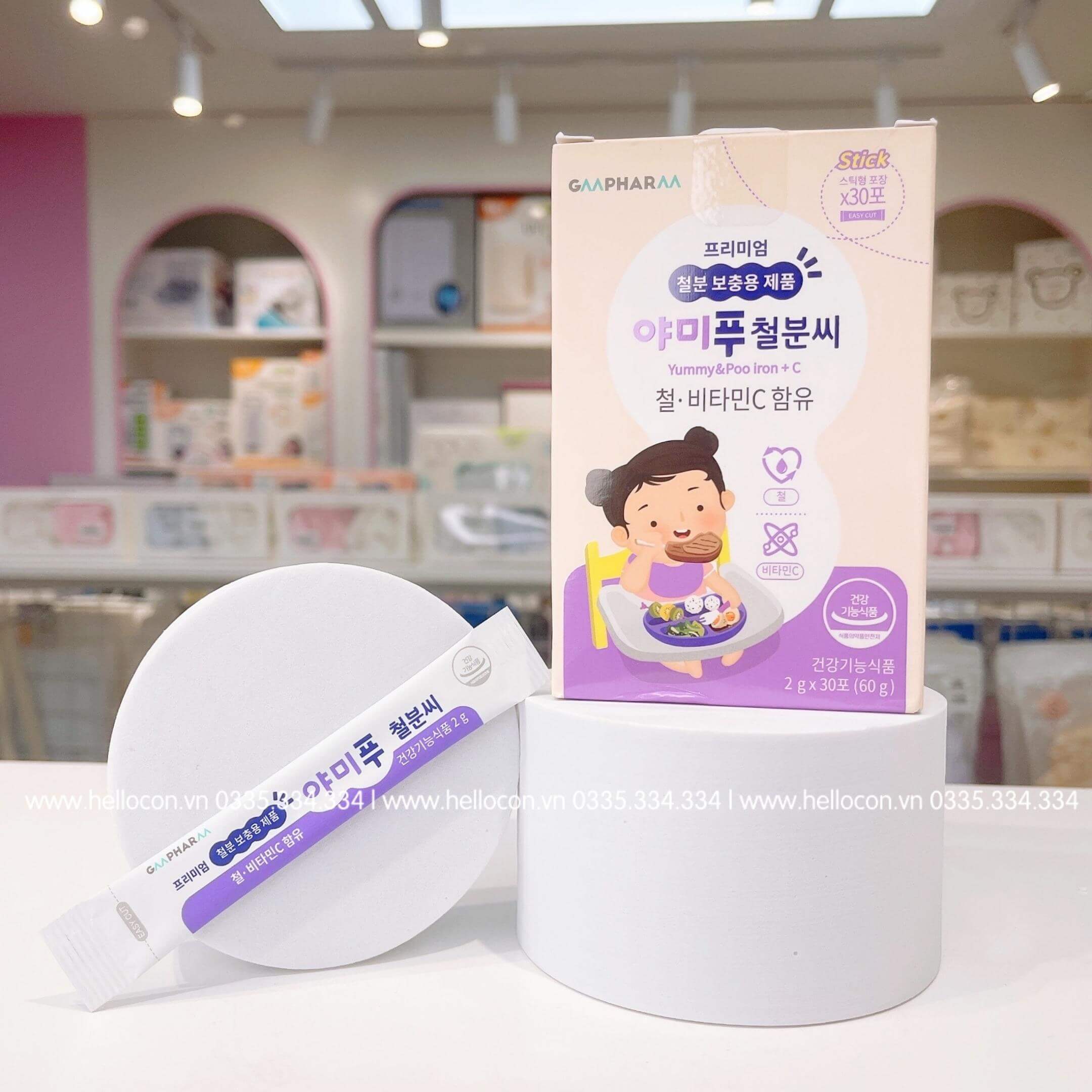 Bổ sung sắt và vitamin C GMPharm cho trẻ từ 6M - 13Y