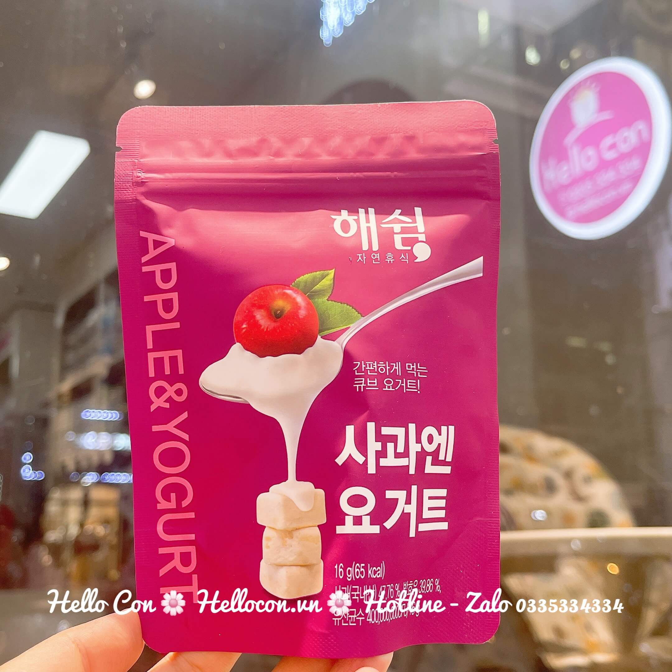 Sữa chua khô Haeswim cho bé 7 tháng (Vị Chuối, vị Dâu, vị Táo)