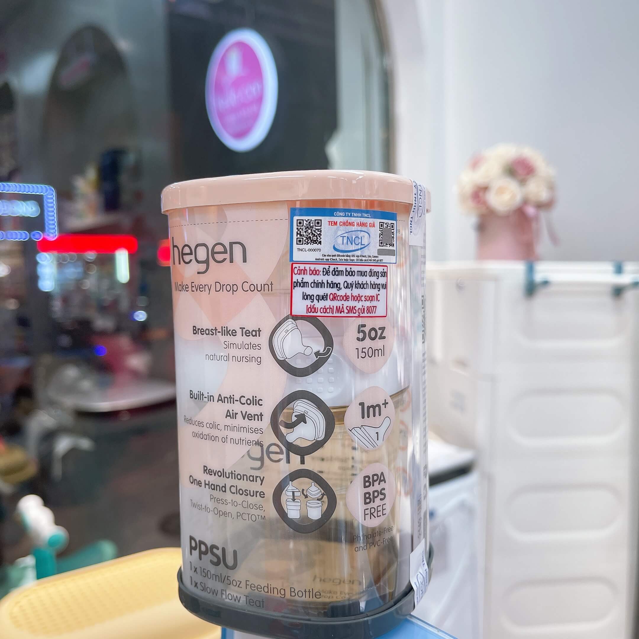 Bình sữa Hegen Hàn Quốc chất liệu PPSU cao cấp