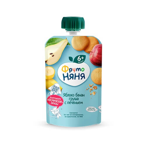 Hoa quả nghiền Fruto cho bé từ 6 tháng