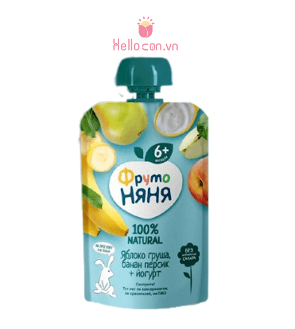 Hoa quả nghiền Fruto cho bé từ 6 tháng