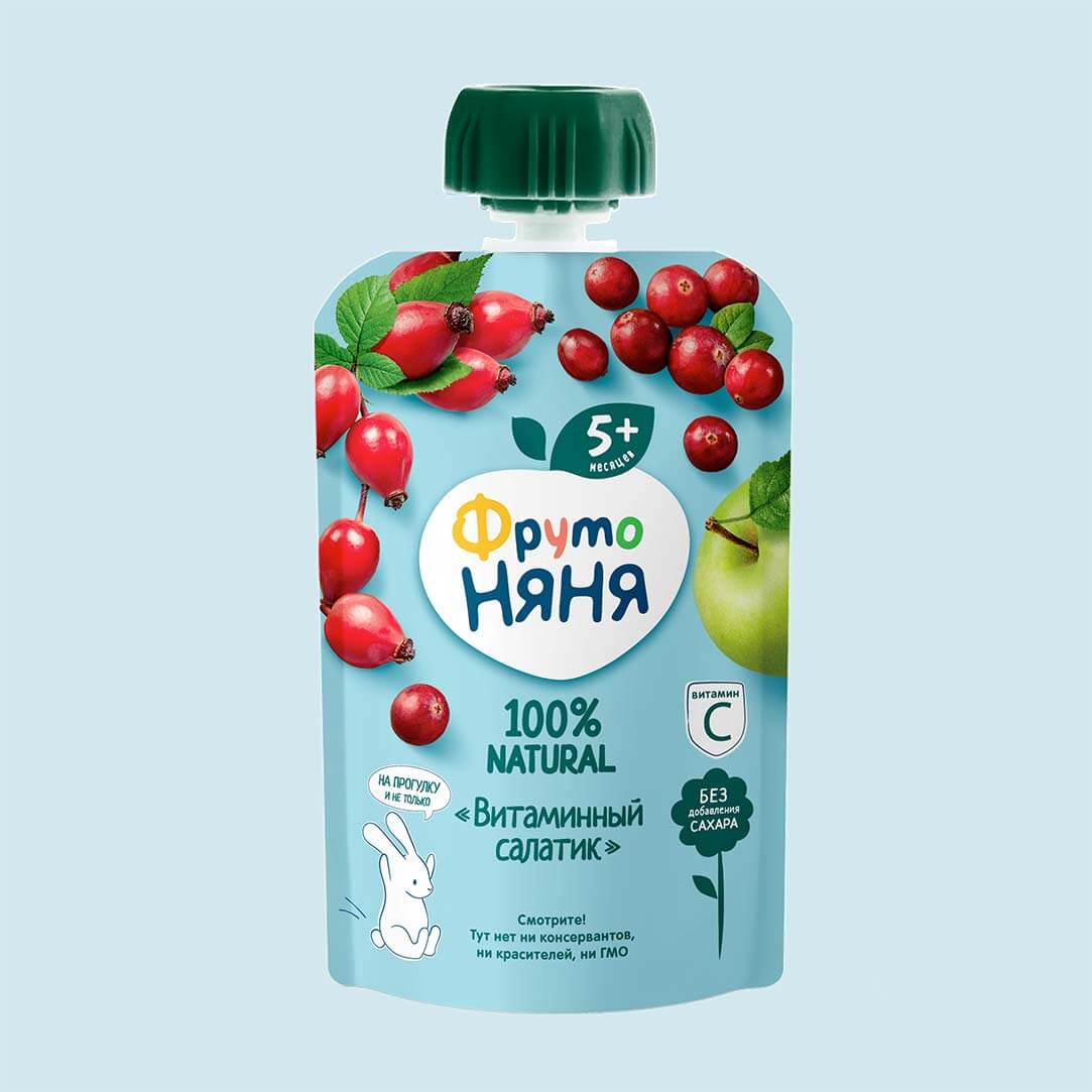 Hoa quả nghiền Fruto cho bé từ 6 tháng