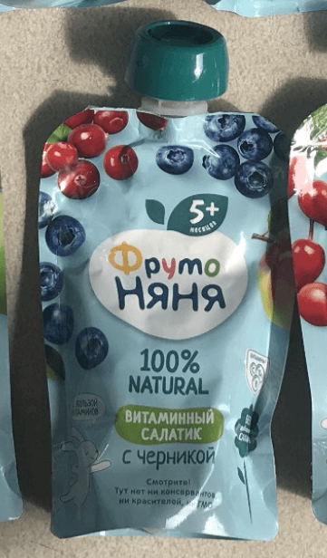 Hoa quả nghiền Fruto cho bé từ 6 tháng