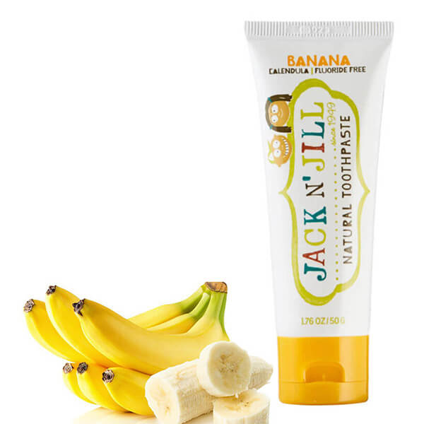 Kem đánh răng Jack N' Jill nuốt được 50g cho trẻ từ 6 tháng (Dâu tây, chuối, mâm xôi và việt quất)