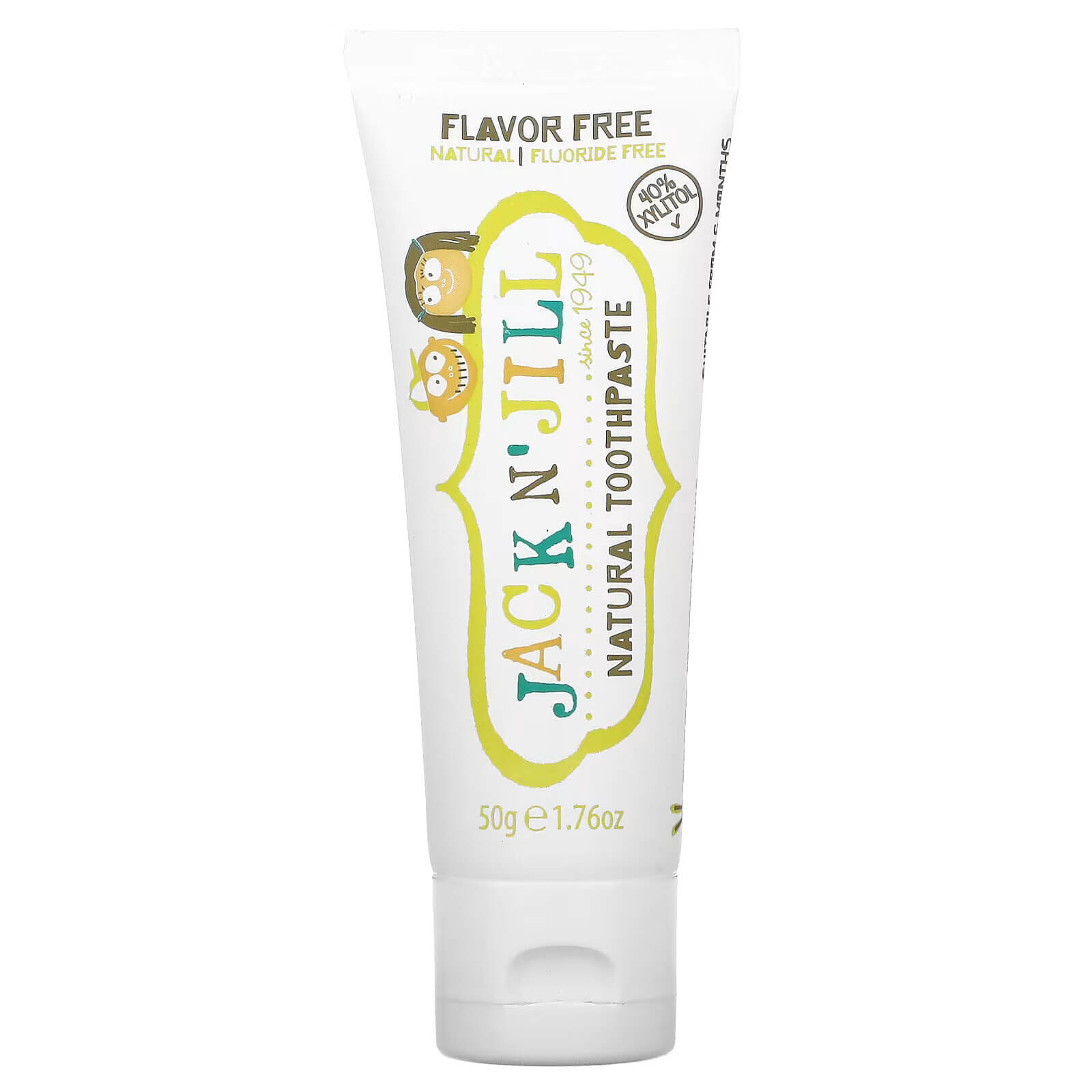 Kem đánh răng Jack N' Jill nuốt được 50g cho trẻ từ 6 tháng (Dâu tây, chuối, mâm xôi và việt quất)