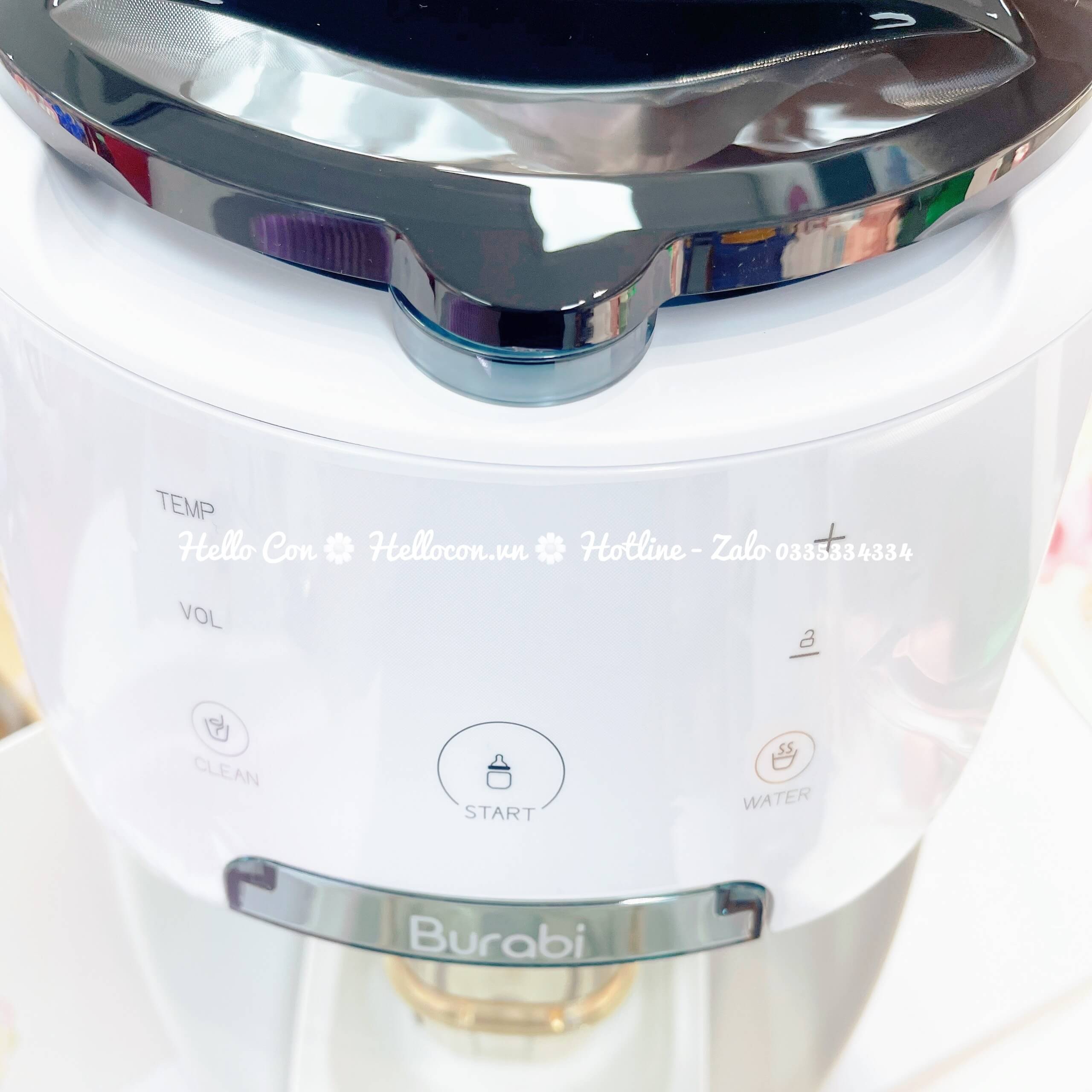 Máy pha sữa Burabi thông minh phiên bản Plus có Wifi