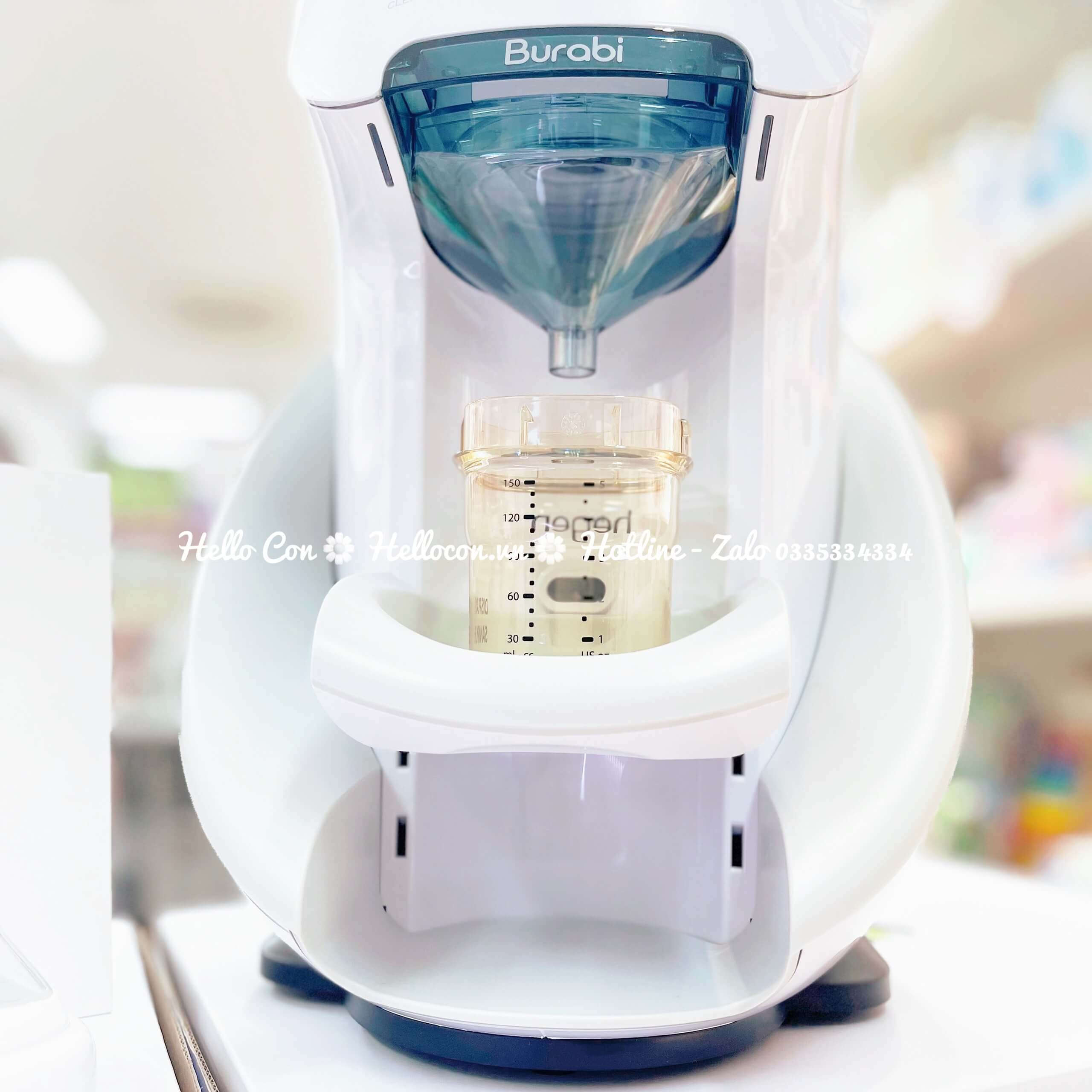 Máy pha sữa Burabi thông minh phiên bản Plus có Wifi