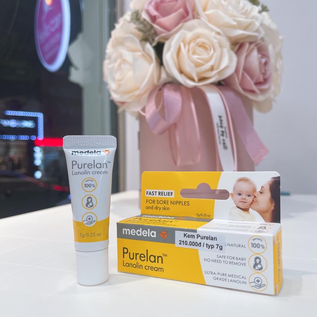 Medela Purelan Lanolin Cream - Fast relief for sore nipples & dry skin  (7g/37g)