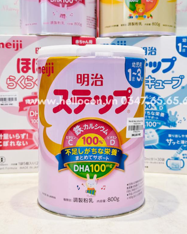Sữa Meiji 1-3 (số 9) nội địa Nhật