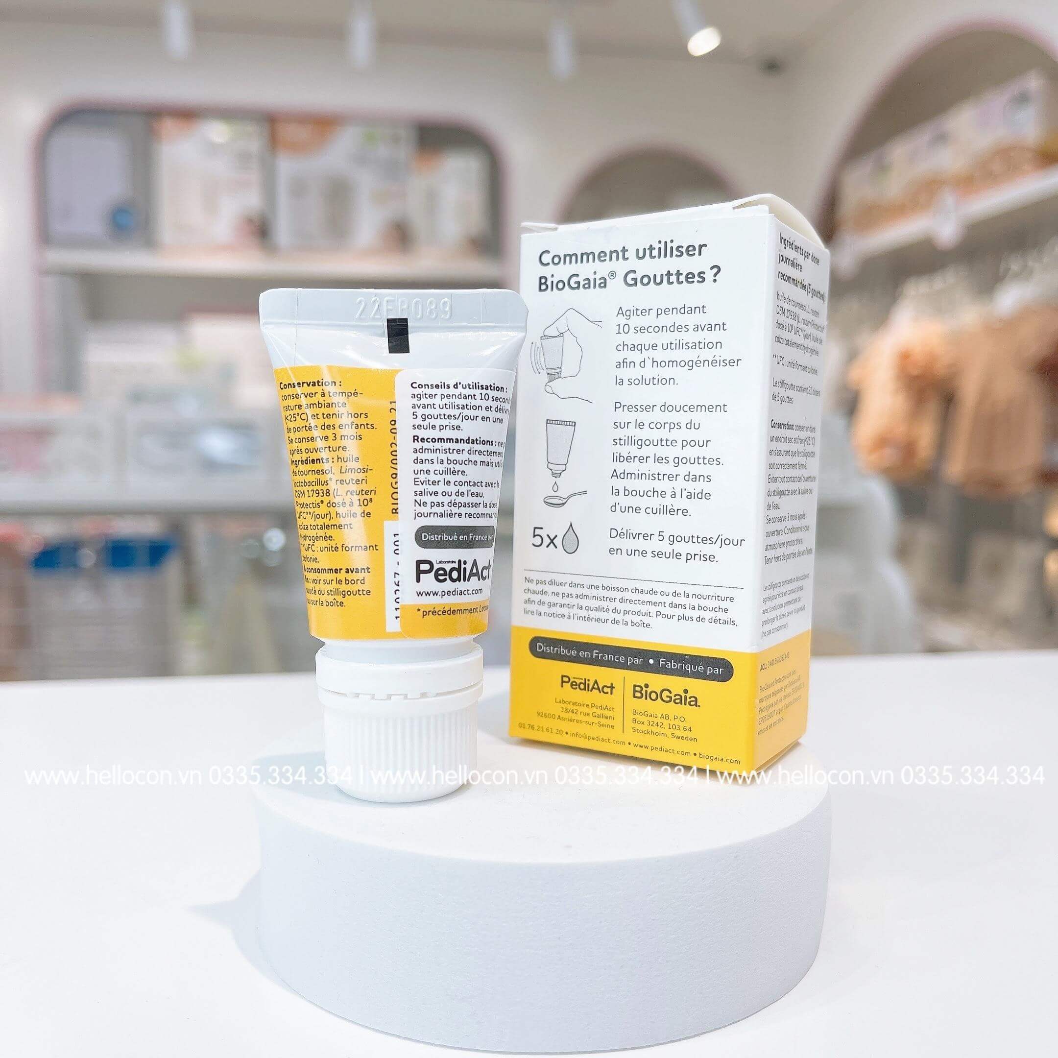 Men vi sinh Biogaia Pháp 5ml cho trẻ từ sơ sinh