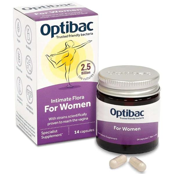 Men vi sinh Optibac tím Probiotics cho phụ nữ của Anh