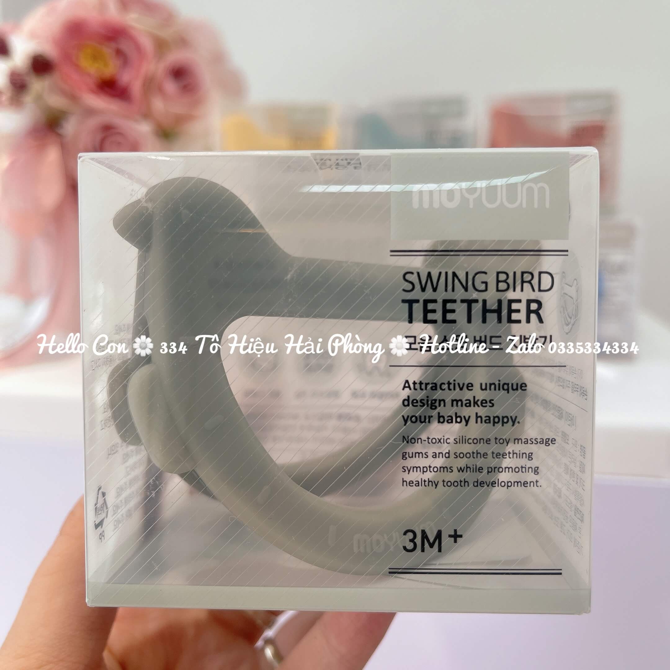 Gặm nướu Moyuum hình chim cho trẻ từ 3 tháng