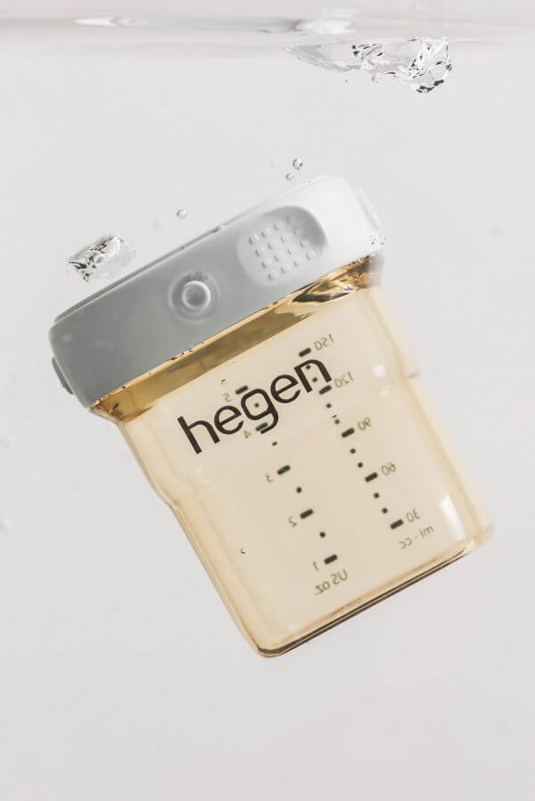 Nắp bình trữ sữa Hegen biến bình sữa Hegen thành bình đựng sữa