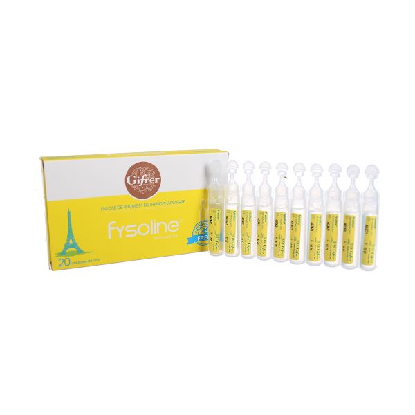 Nước muối Gifrer vàng (kháng viêm) và xanh (chống ngạt)
