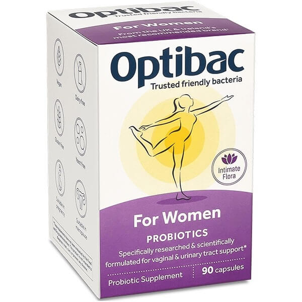 Men vi sinh Optibac tím Probiotics cho phụ nữ của Anh