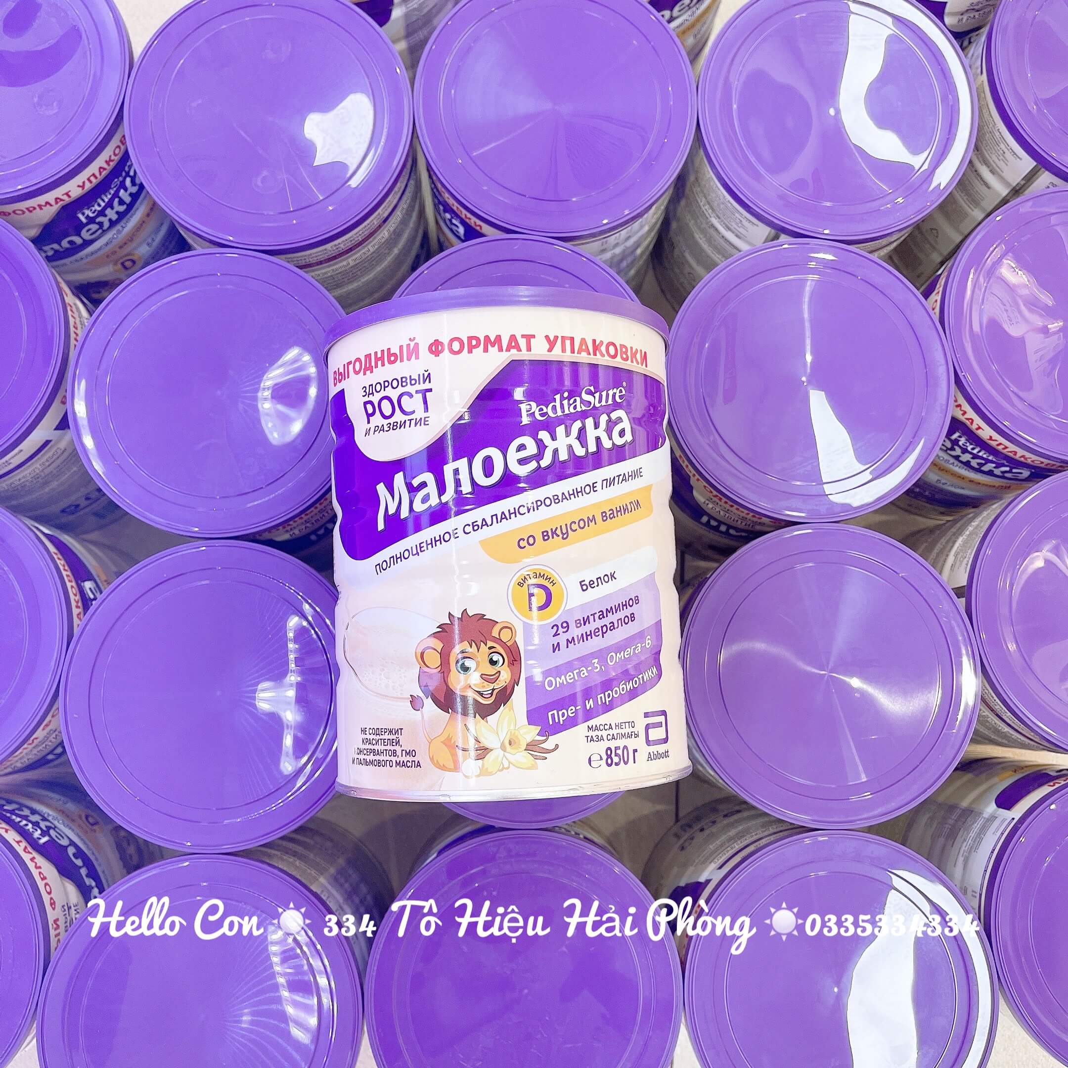 Sữa PediaSure Nga tăng cân các vị cho trẻ từ 1-10 tuổi