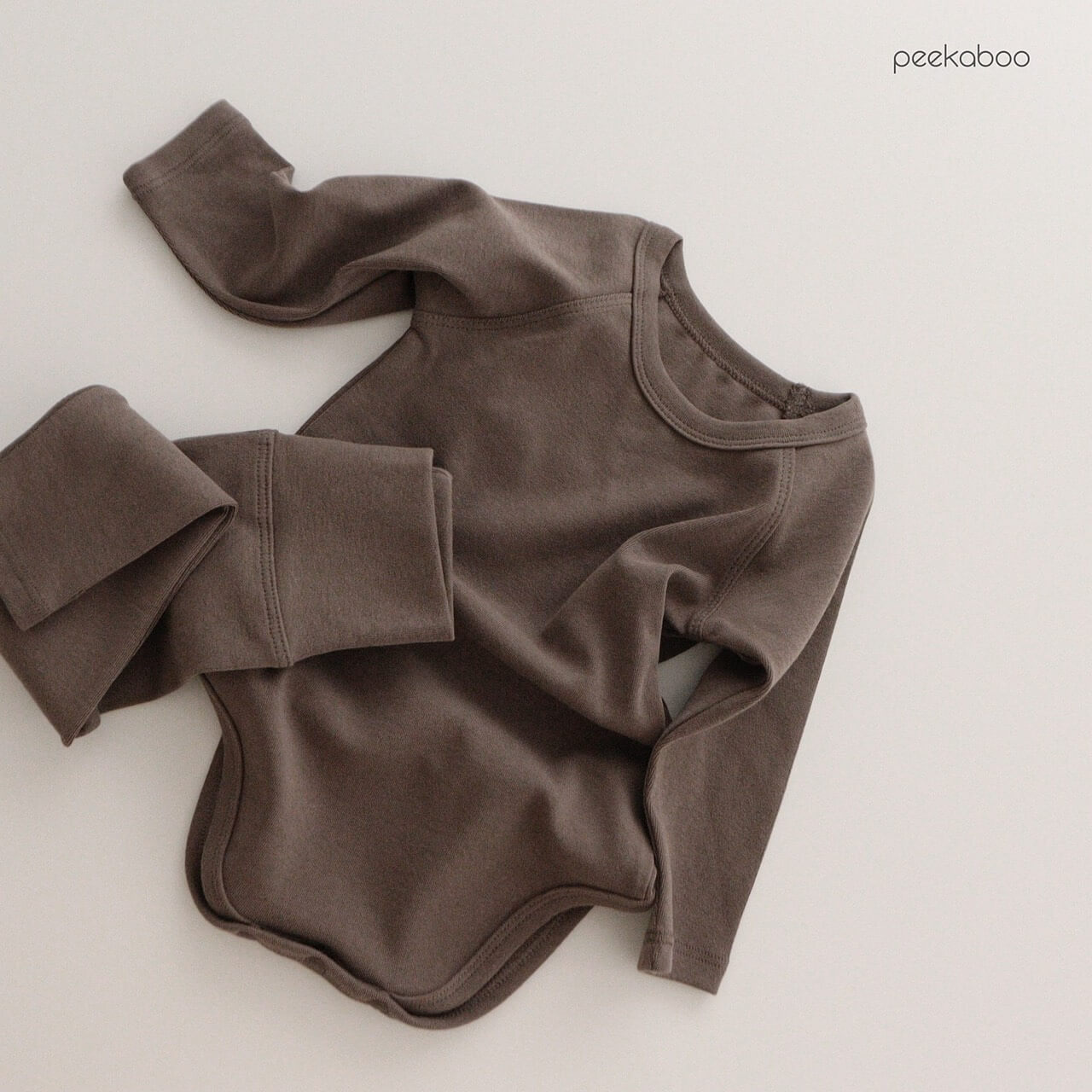 Bodysuit Peekaboo Basic kèm quần made in Hàn Quốc