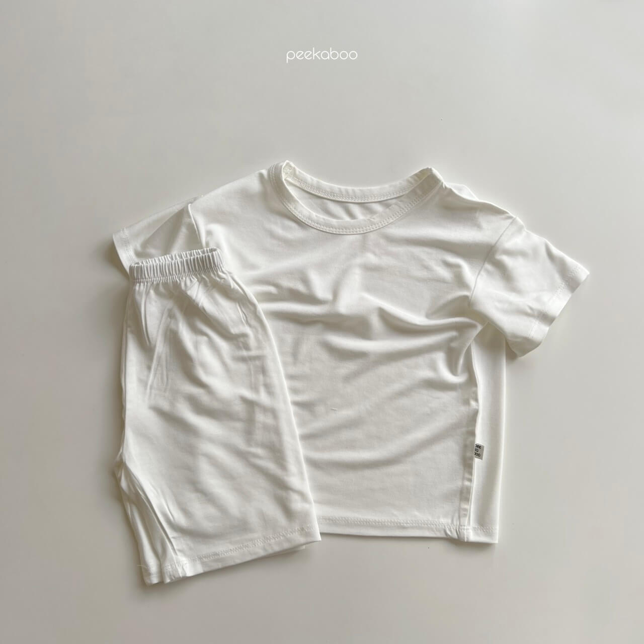 Bộ Peekaboo Panda cộc tay sợi tre cho bé đủ size