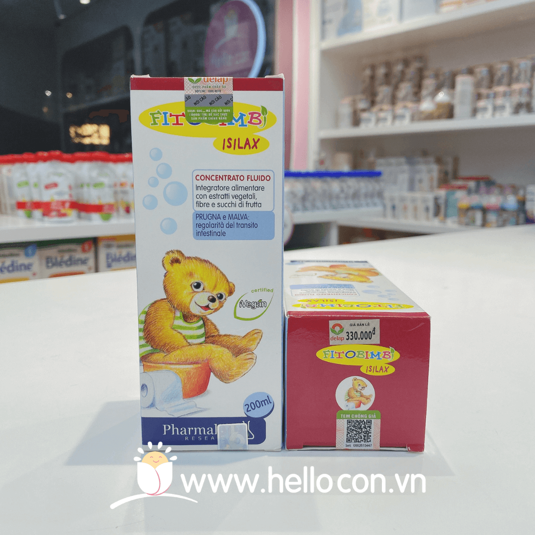 Fitobimbi Isilax Trị táo bón cho trẻ sơ sinh (từ 0 tháng)