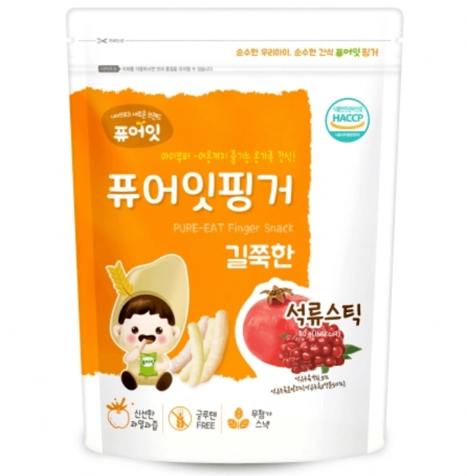 Bánh ăn dặm Naebro Hàn Quốc hình que cho bé 7 tháng