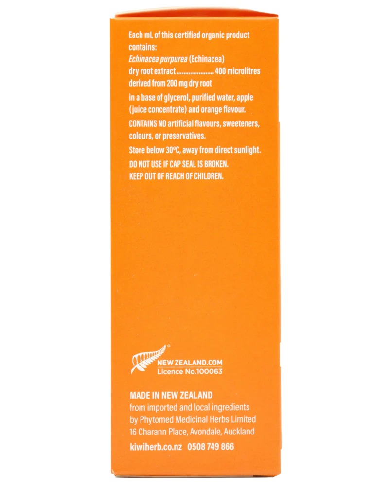 KiwiHerb tăng đề kháng hữu cơ Children's Organic Echinature cho bé từ sơ sinh