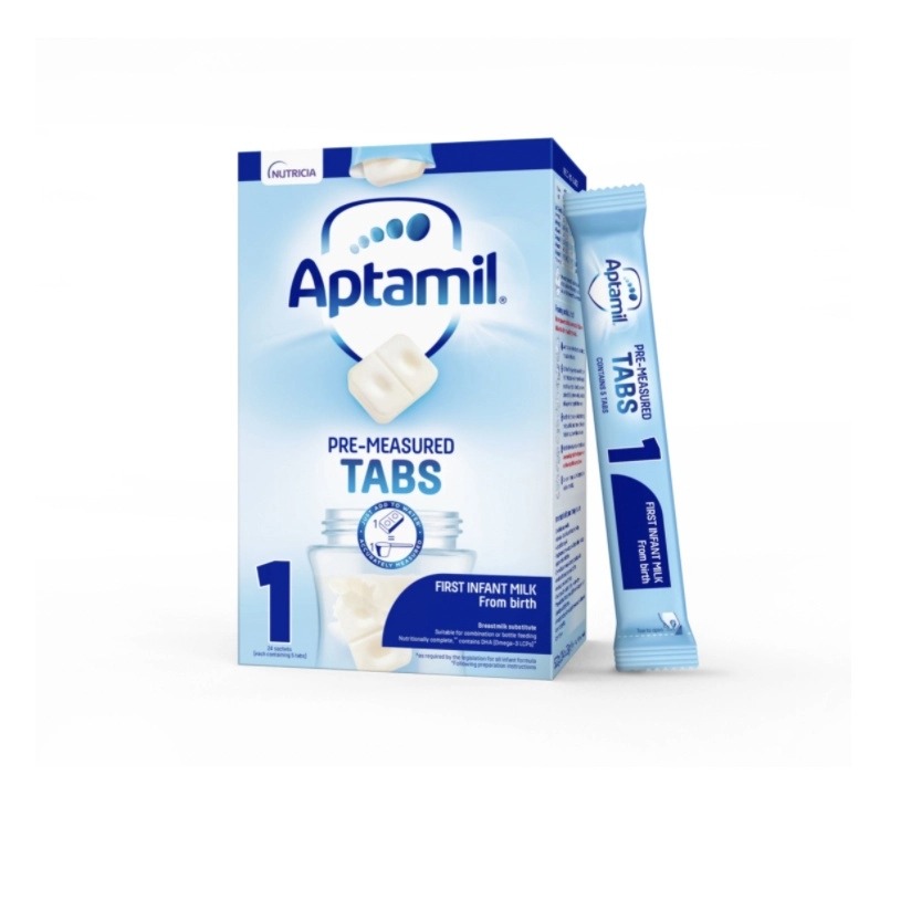 Sữa Aptamil dạng thanh (hộp 24 thanh) số 1 - số 2 tiện dụng