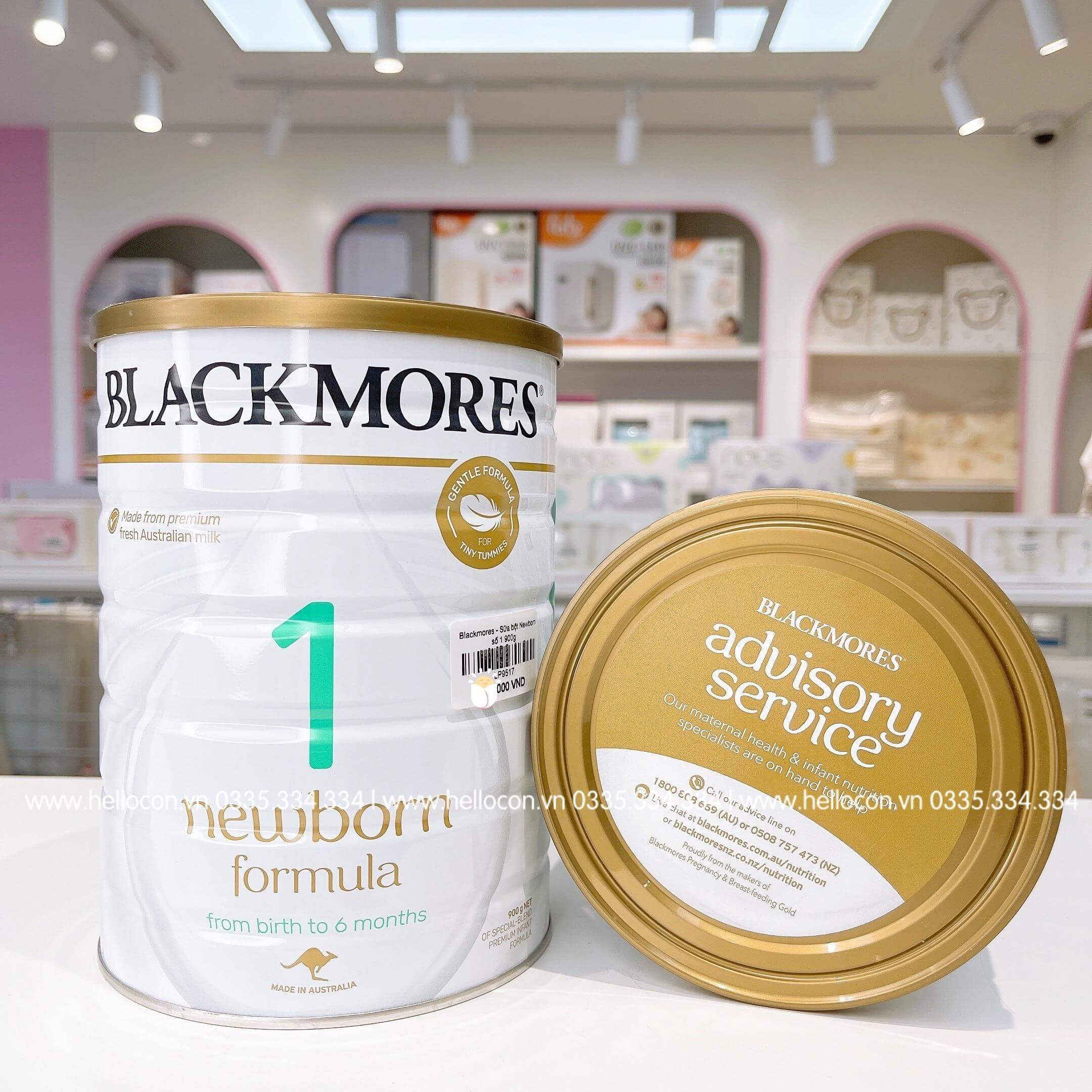 Sữa Blackmores số 1,2,3 Nhập khẩu từ Úc 900g