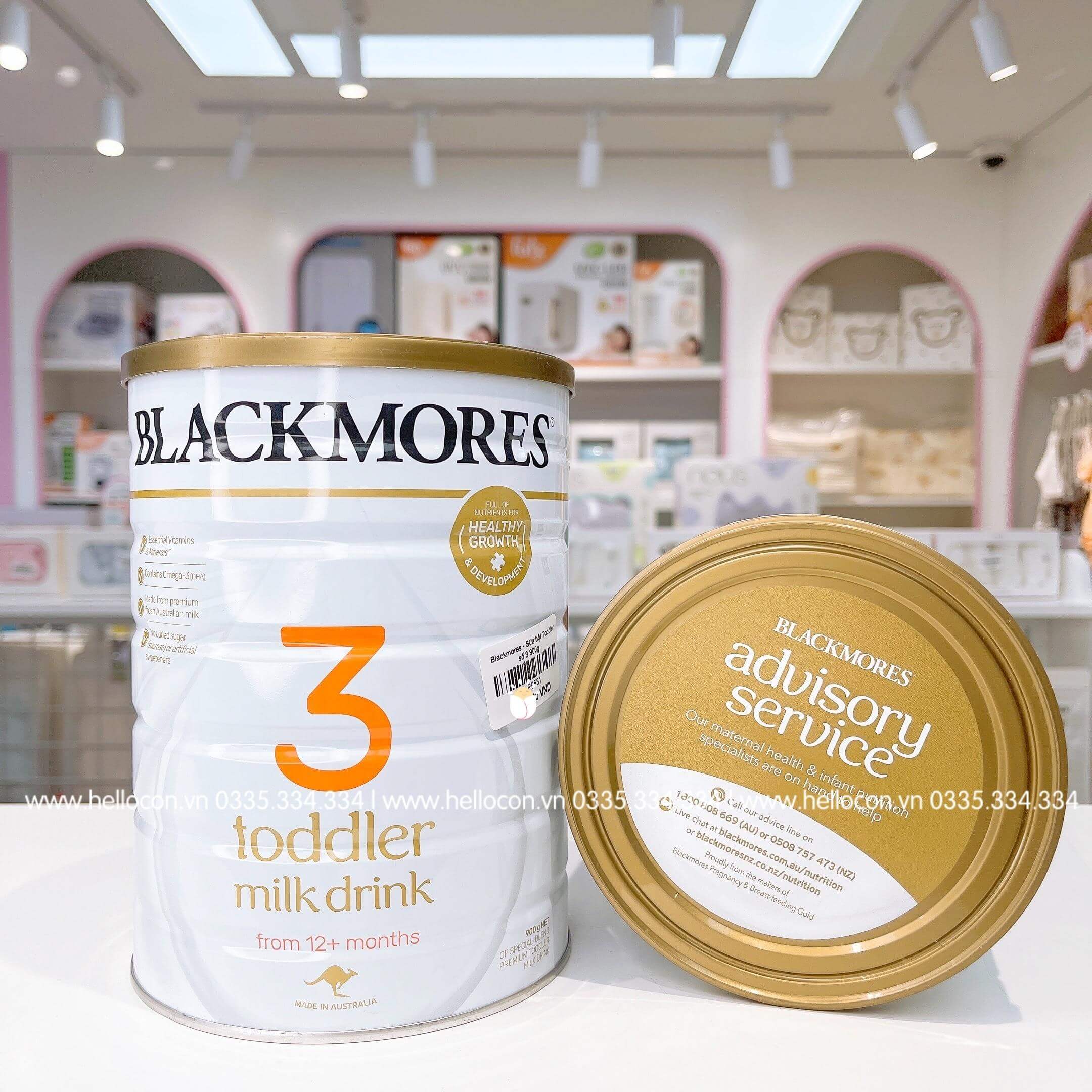 Sữa Blackmores số 1,2,3 Nhập khẩu từ Úc 900g