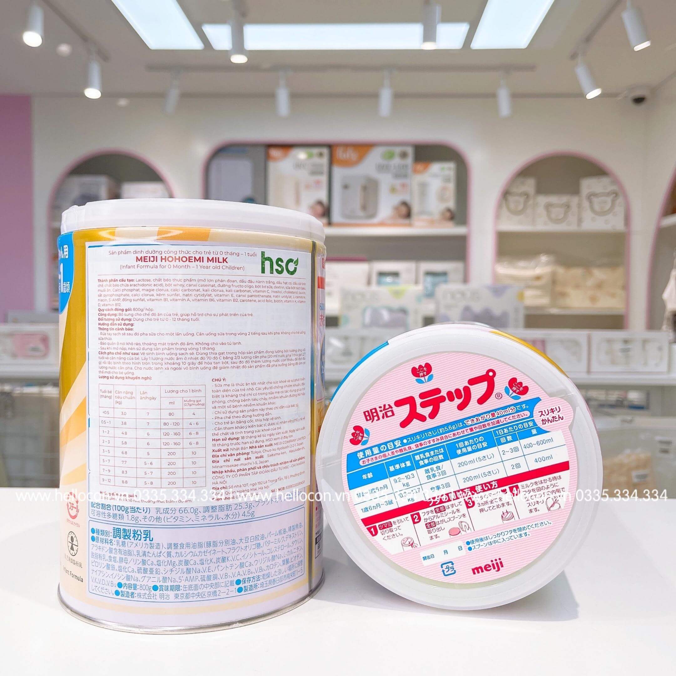 Sữa Meiji 1-3 (số 9) nội địa Nhật