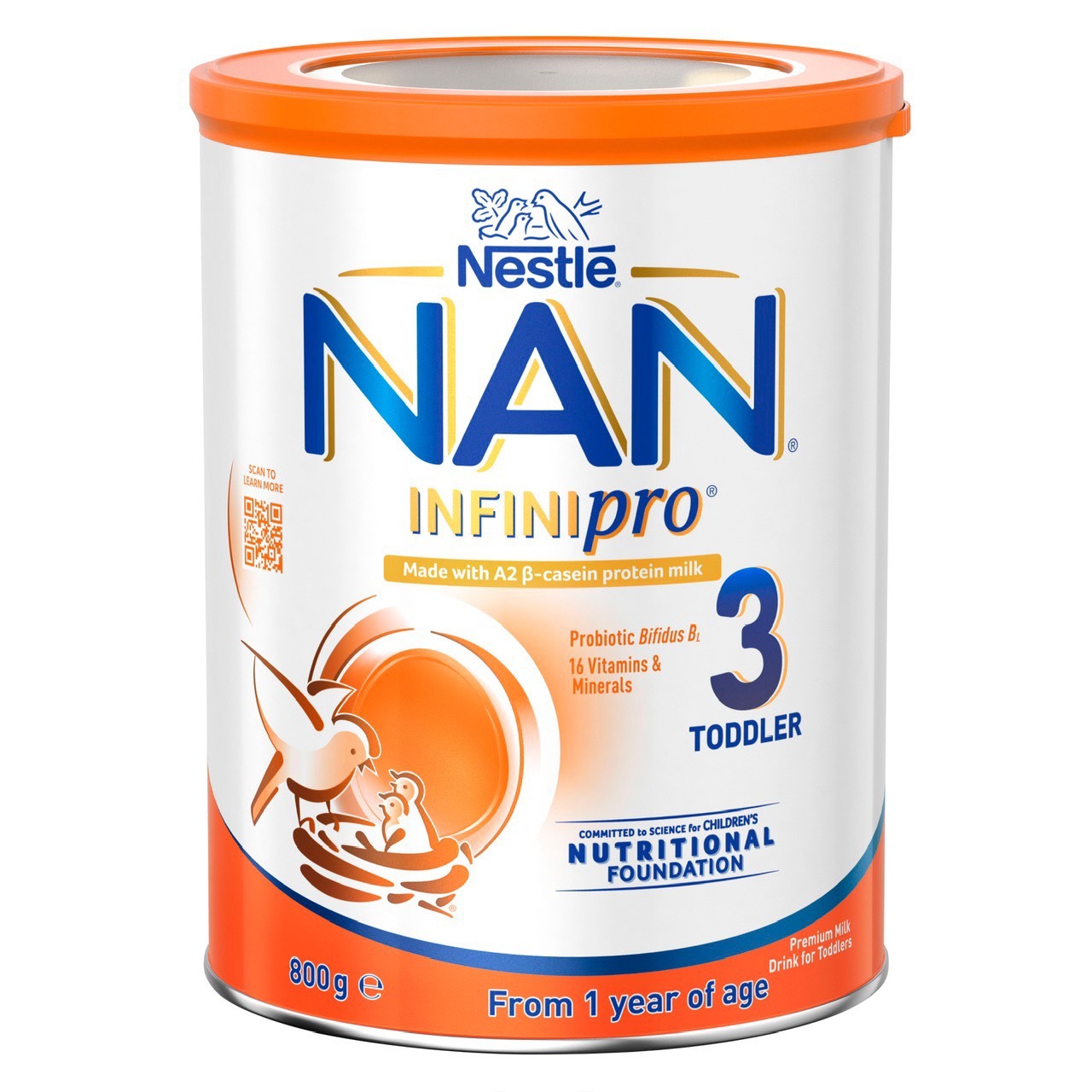 Sữa bột Nan A2 INFINIPRO 800g