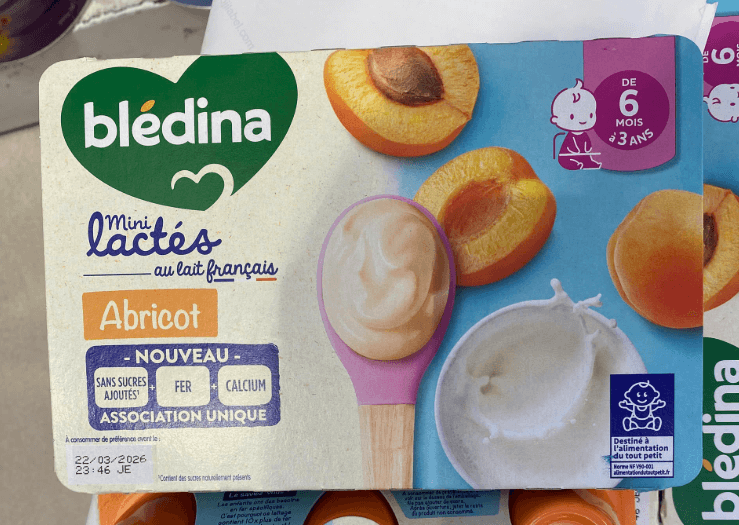 Sữa chua Bledina Pháp vỉ 6 hộp dành cho trẻ từ 6 tháng tuổi