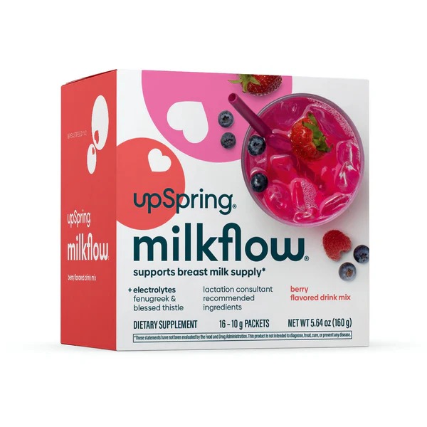 Upspring Milkflow - Trà lợi sữa của Mỹ (hộp 160g - 16 gói)